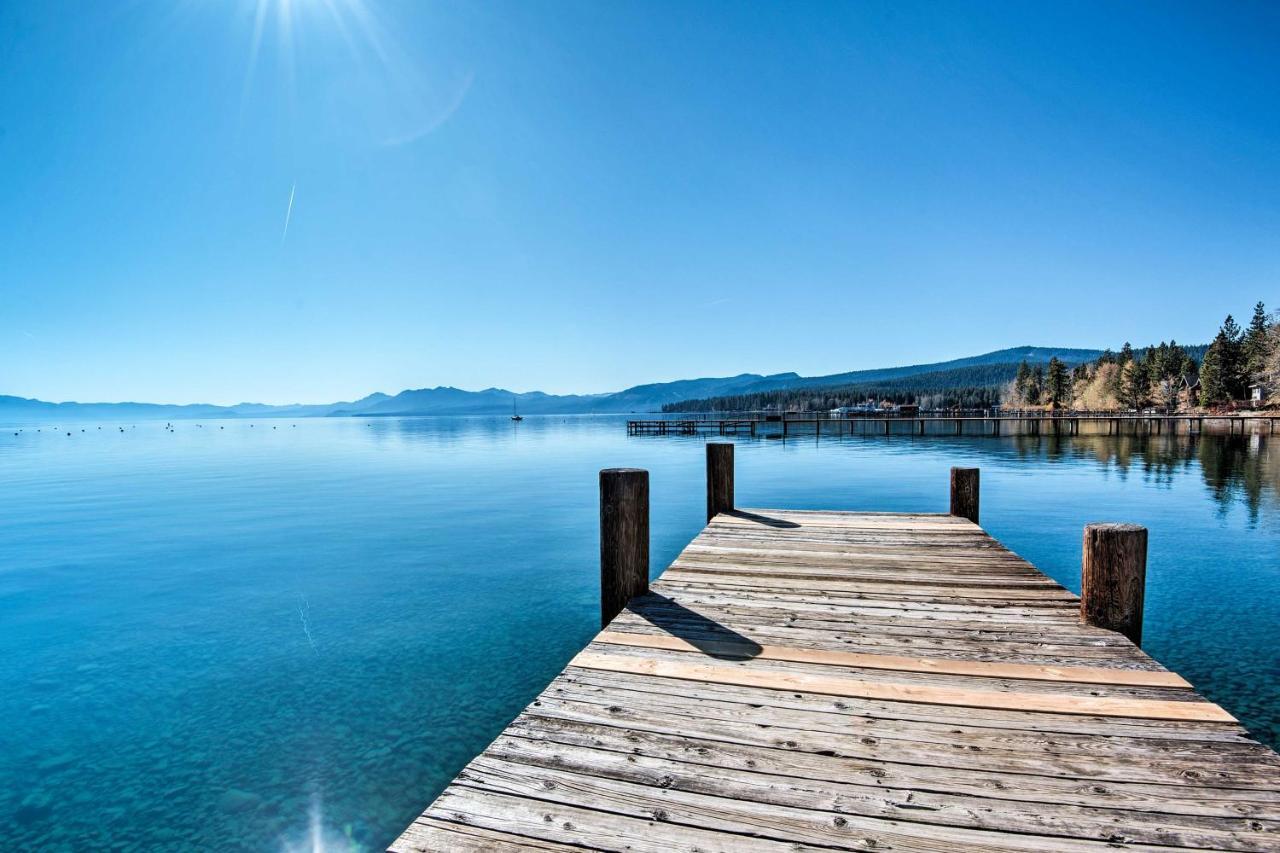 Modern Lakeside Cabin Walk To Dock And Tahoe City Eksteriør bilde