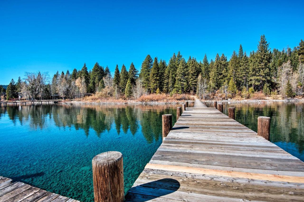 Modern Lakeside Cabin Walk To Dock And Tahoe City Eksteriør bilde